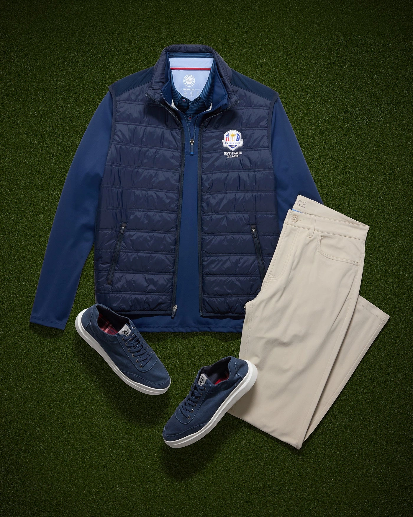 2025 RYDER CUP MOVEMENT PERFORMANCE PUFFER VEST Eco Friendly Material