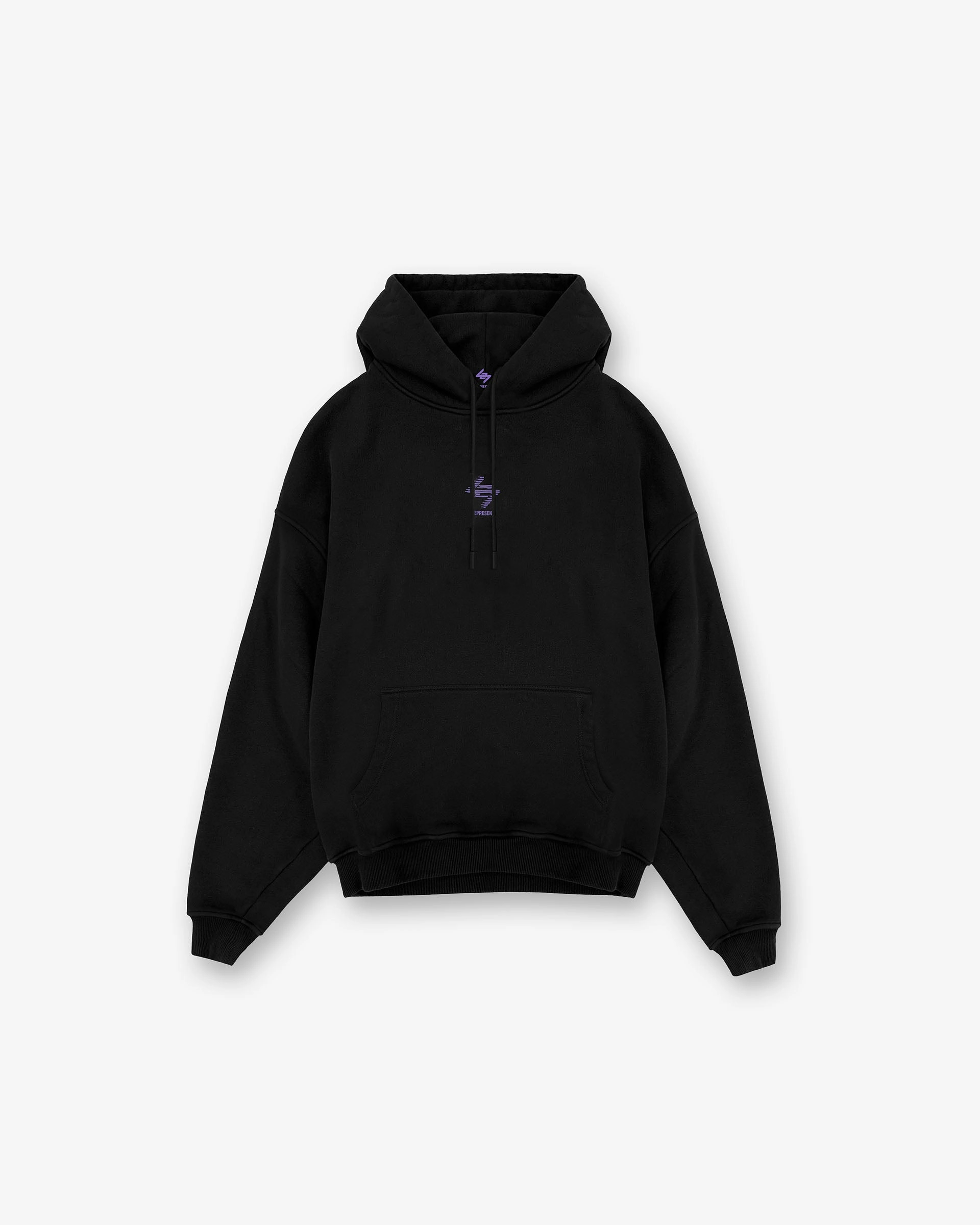 Warm Layer Flexible Layers 247 Berlin Hoodie - Black Purple