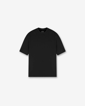 247 DNA Mesh T-Shirt - Black Ribbed Collar Design