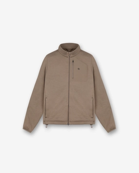 247 Full Zip Fleece - Umber Minimal Travel Look