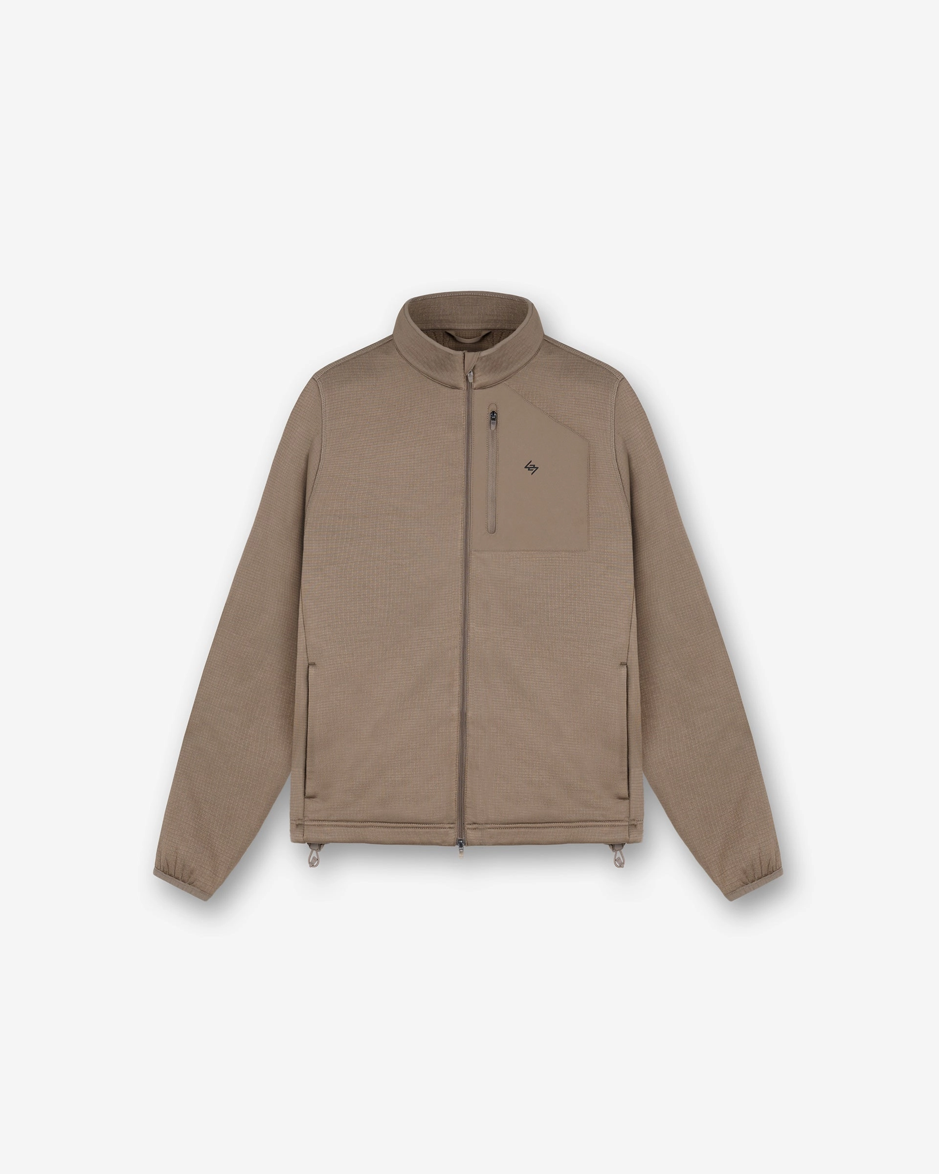 247 Full Zip Fleece - Umber Minimal Travel Look