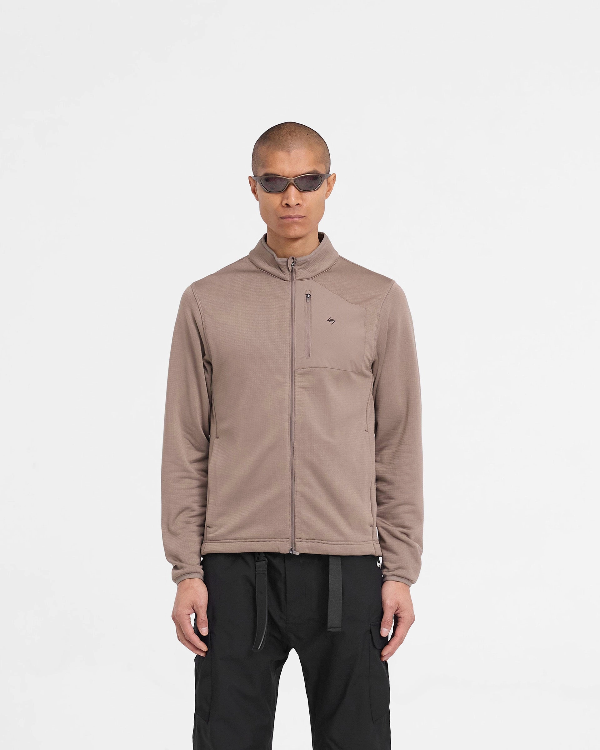 247 Full Zip Fleece - Umber Fit For Travel Flexible Shoulder