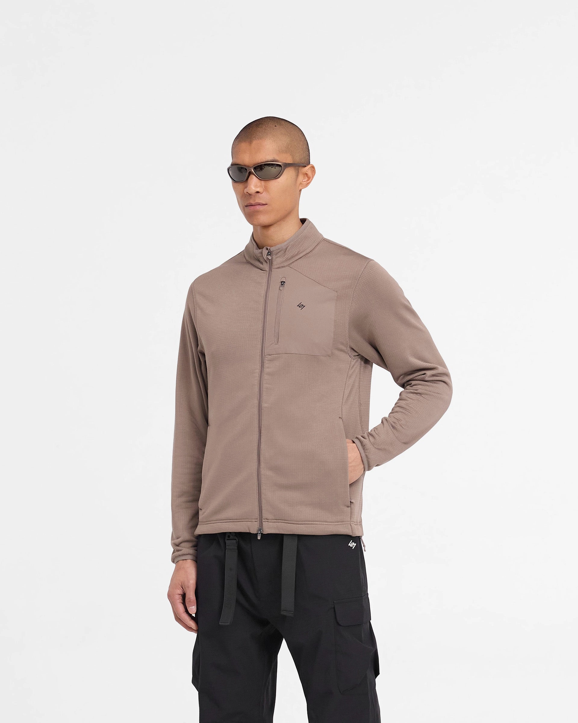247 Full Zip Fleece - Umber Hidden Pocket System