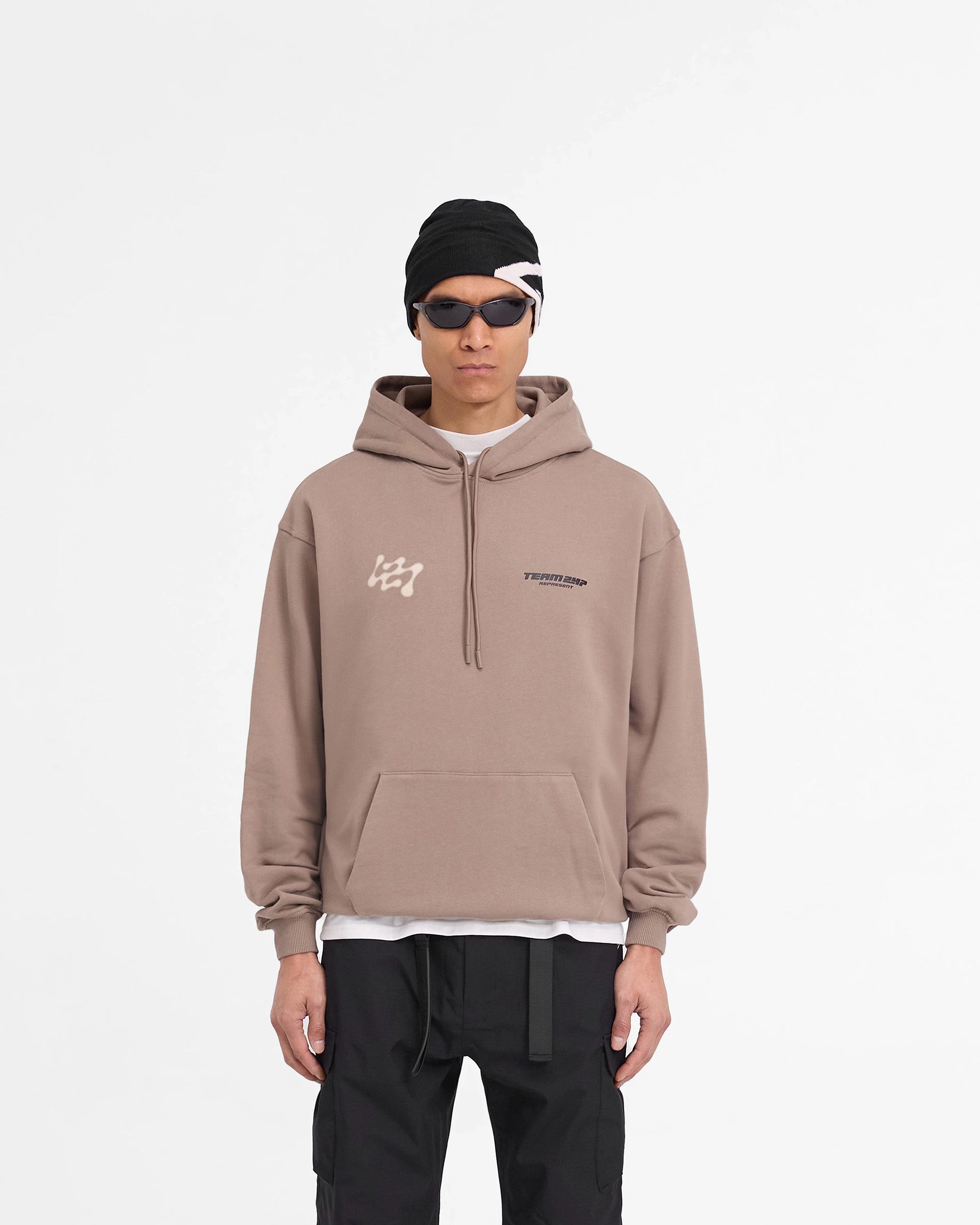 247 Future Terrains Oversized Hoodie - Umber Simple Comfort