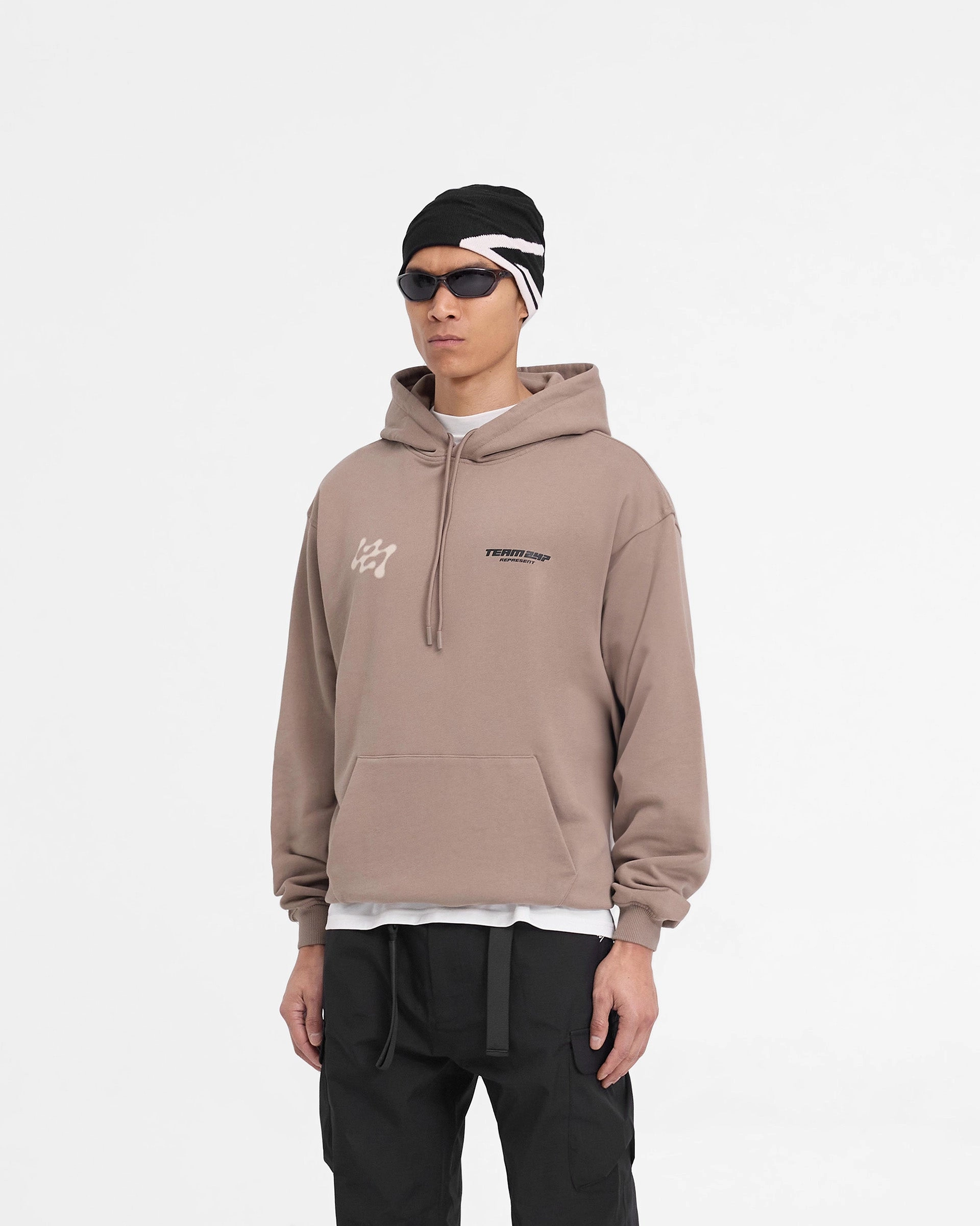 247 Future Terrains Oversized Hoodie - Umber Eland like