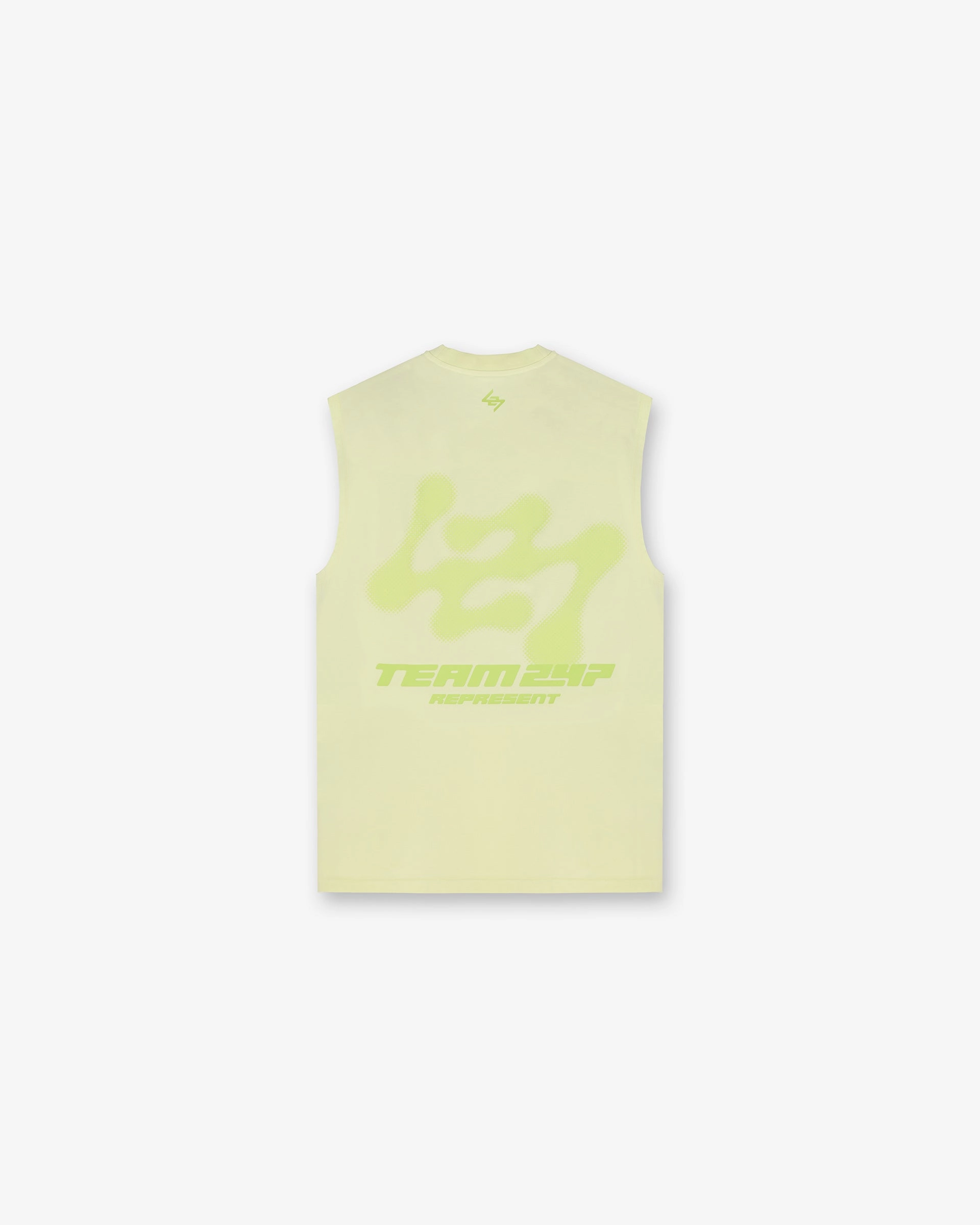 Luxury clothing 247 Future Terrains Oversized Tank - Shadow Lime