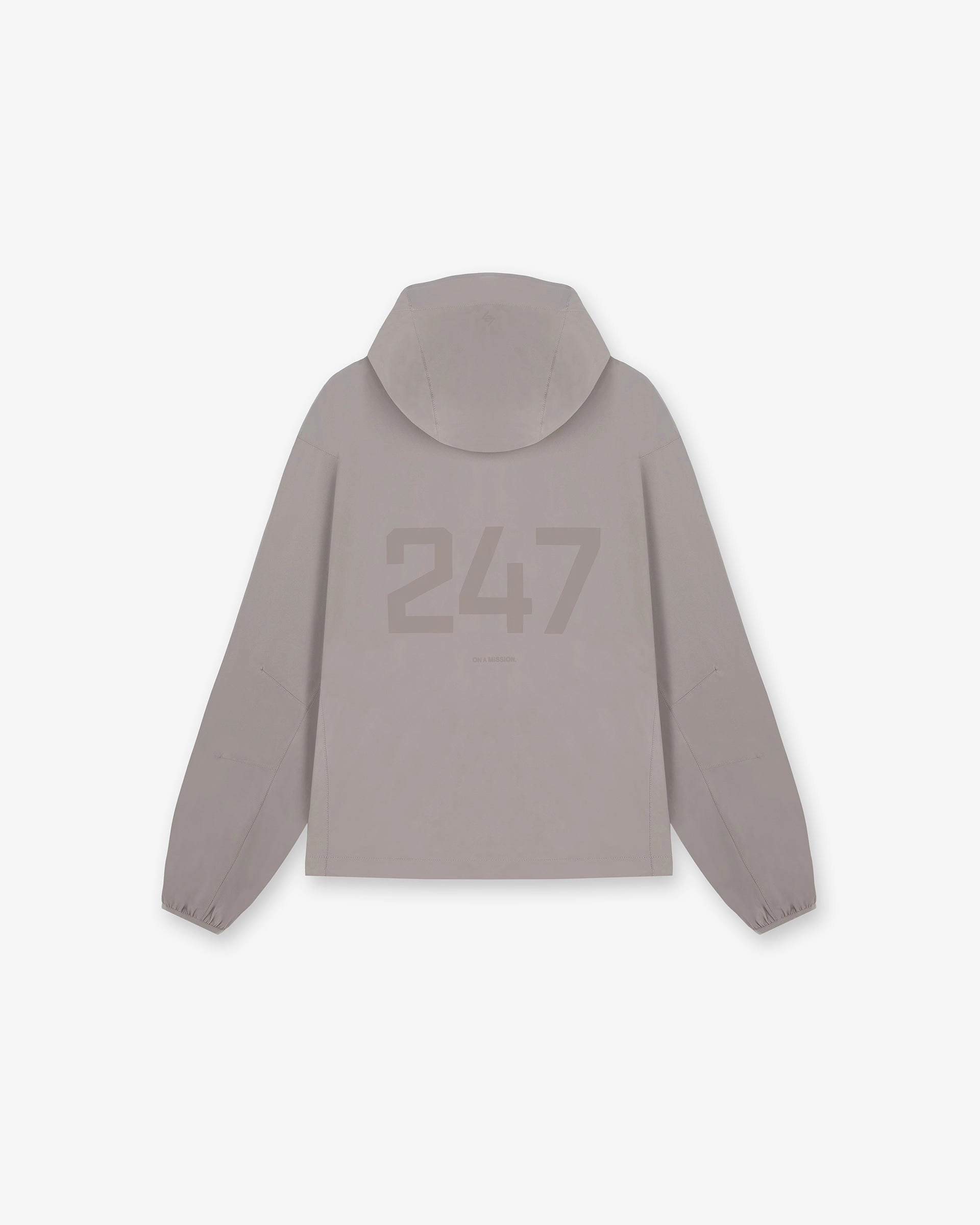 Stretchable Fabric Anti Pilling Surface 247 Hooded Training Jacket - Cinder