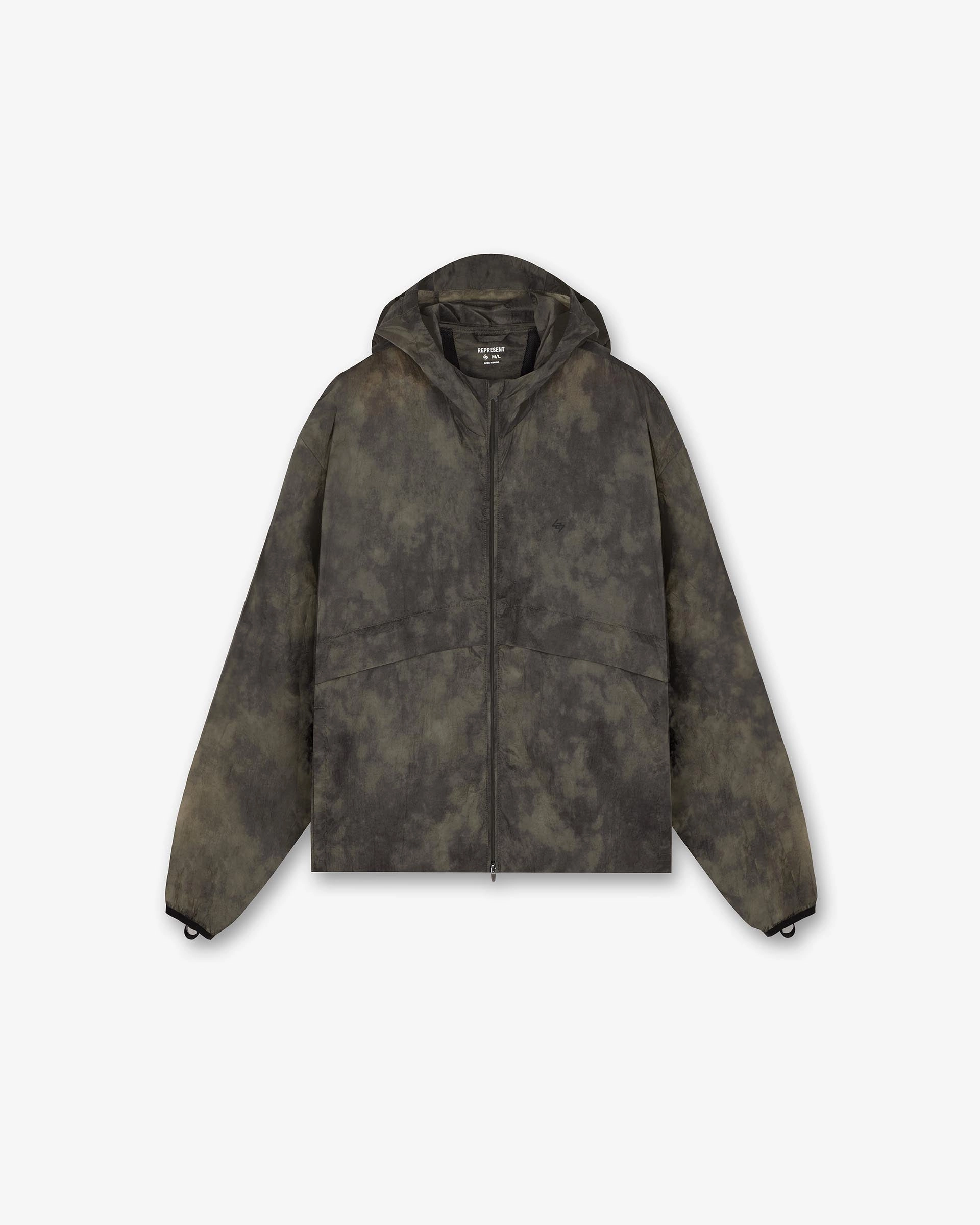 Abrasion Resistant Shell Low Profile Collar 247 Hooded Training Jacket - Terrain