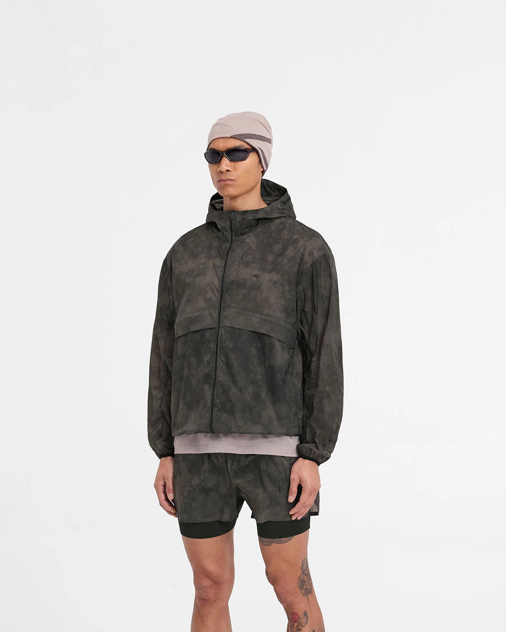 247 Hooded Training Jacket - Terrain Neutral Street Style