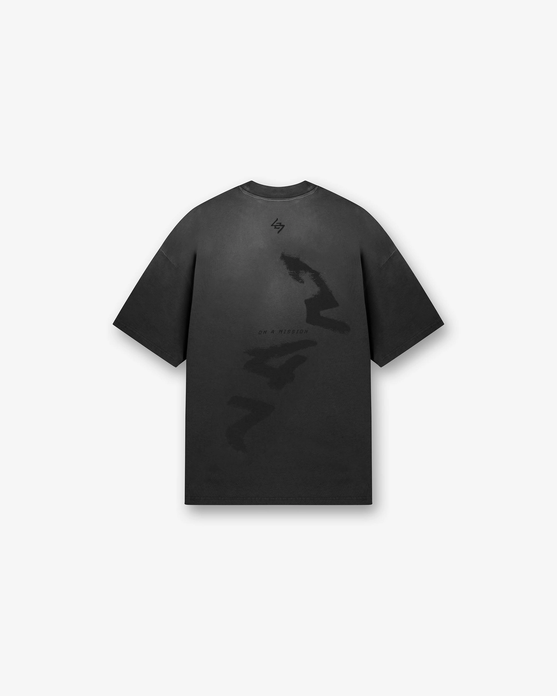 Breathable Waistband 247 Motion Oversized T-Shirt - Aged Black