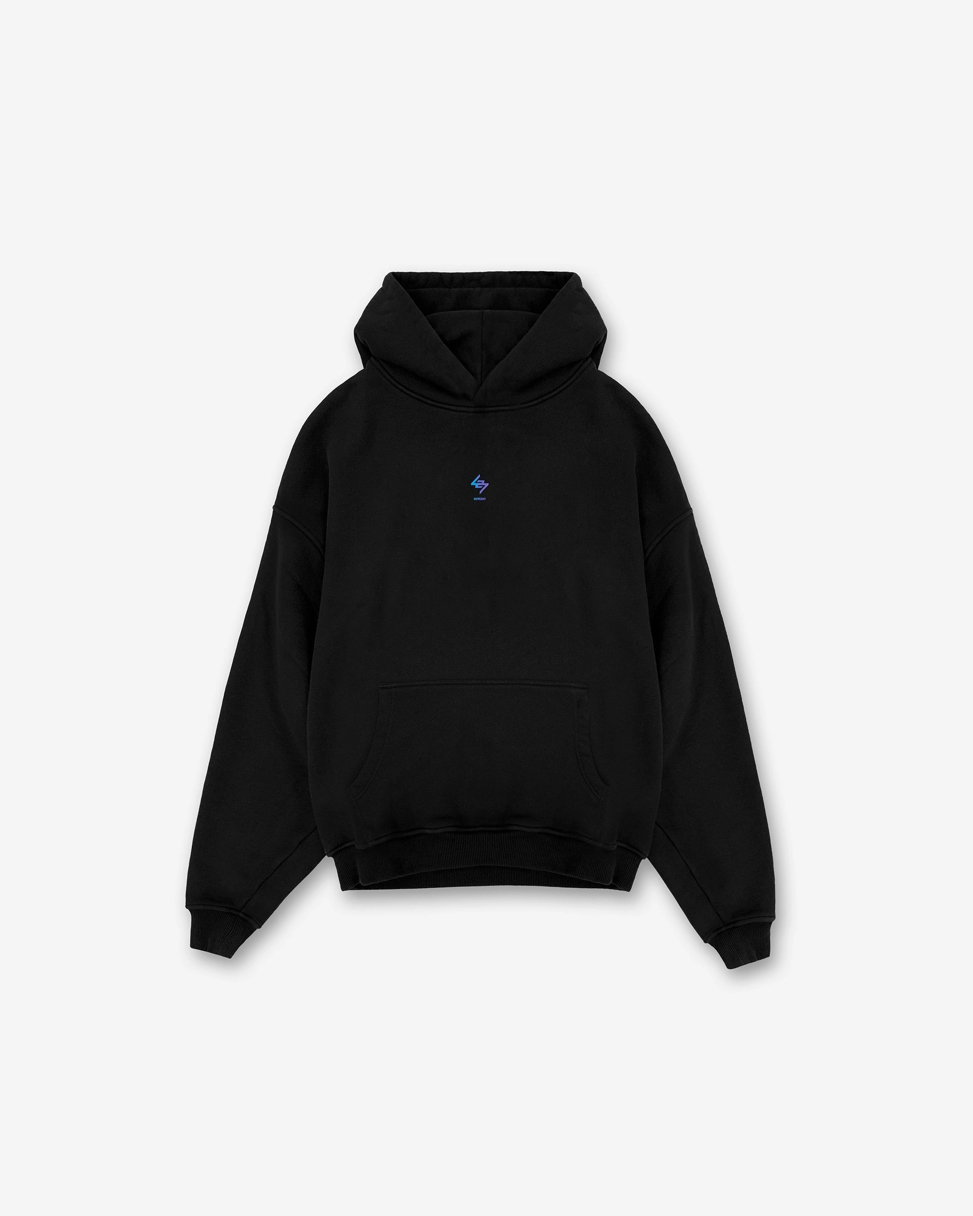 247 Oversized Hoodie - Purple Fade Reinforced Hem
