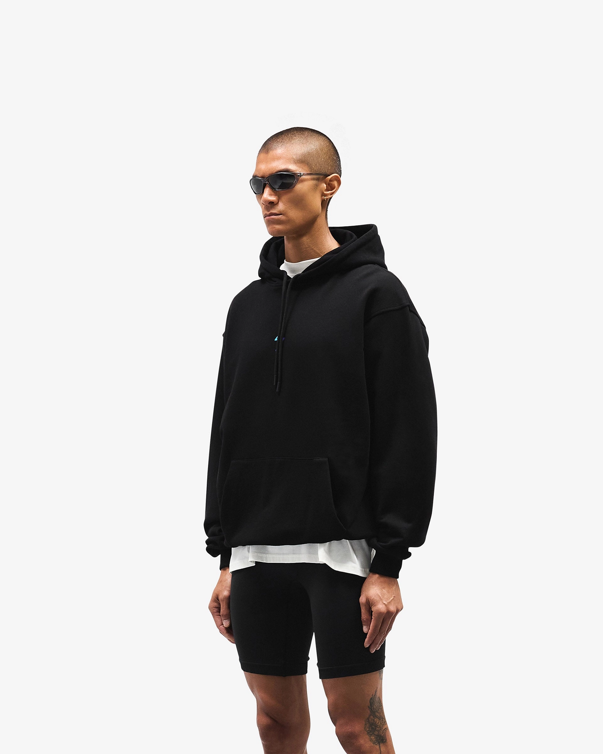 247 Oversized Hoodie - Purple Fade basketball uniform Pre Shrunk Cotton