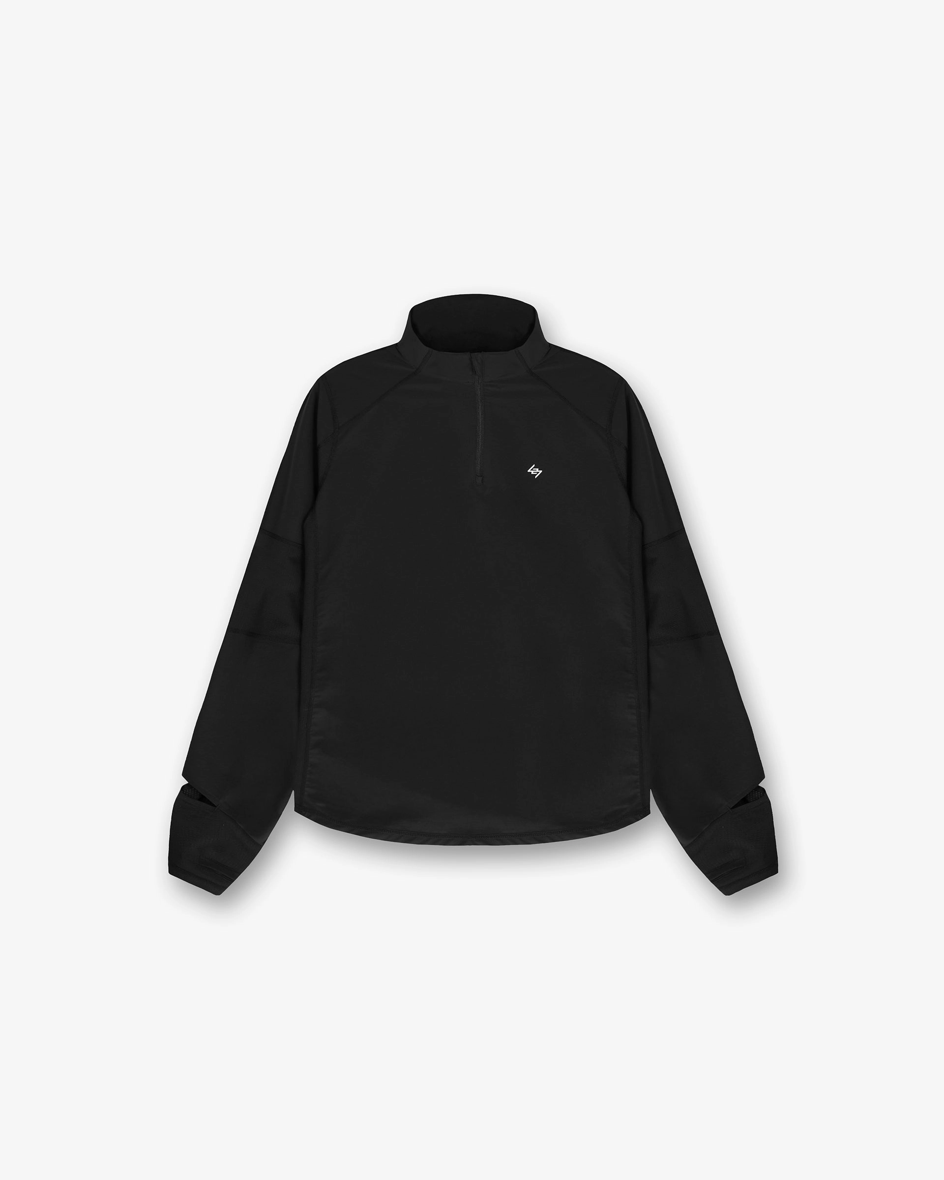 Modern Functional Design 247 Run Quarter Zip - Jet Black