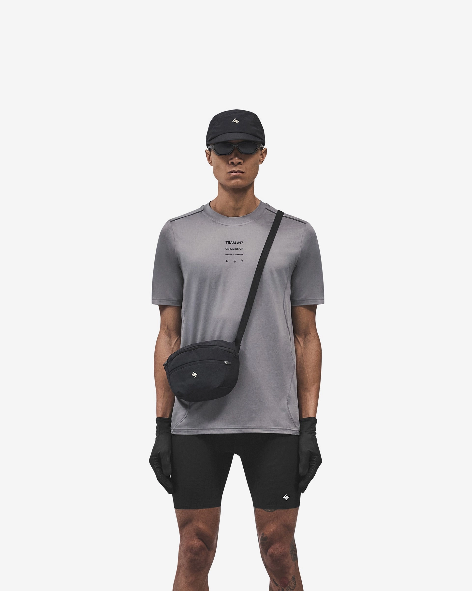 247 Trail T-Shirt - Steel Basic Piece Seasonal Comfort