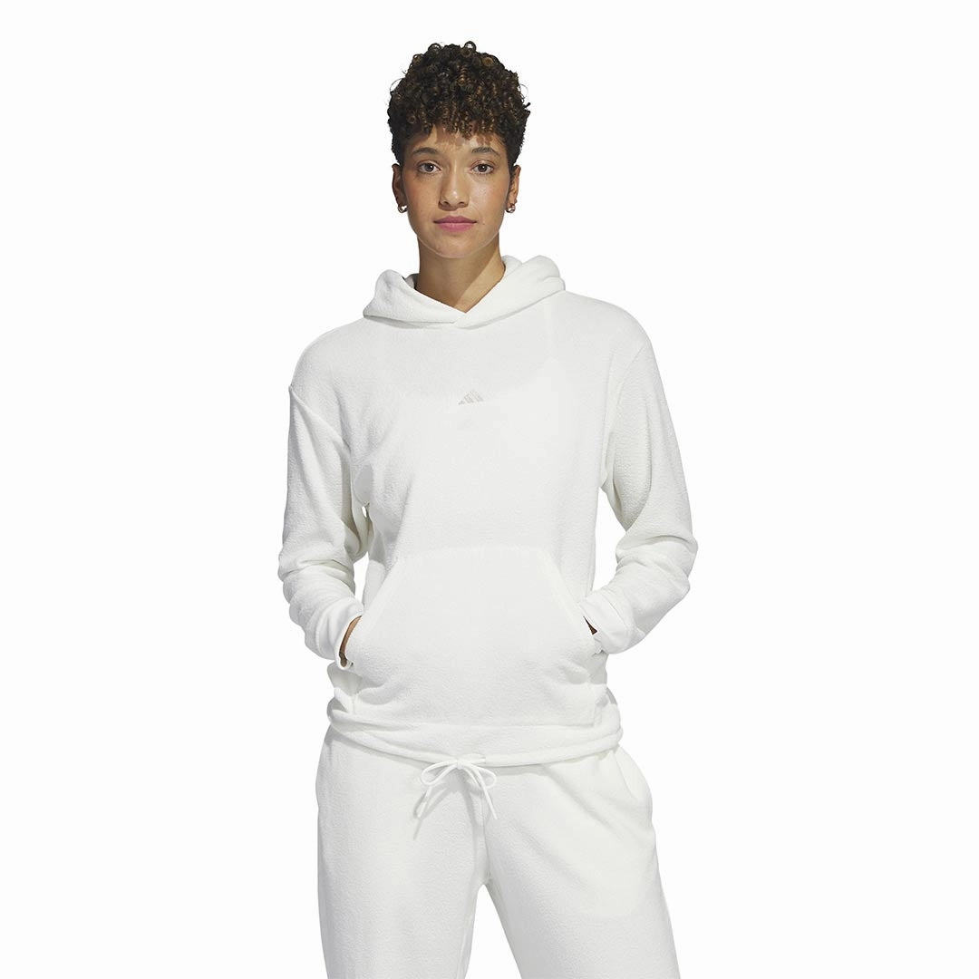 Sleek Comfort Insulated Padding adidas - Women's Select Crop Hoodie (HZ9910)