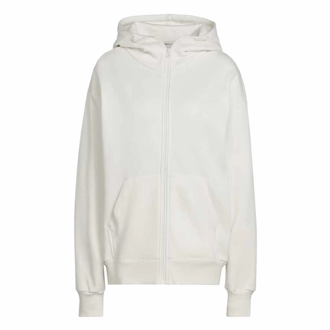 adidas - Women's Studio Lounge Fleece Full-Zip Hoodie (HC6386) Mold Resistant Coating