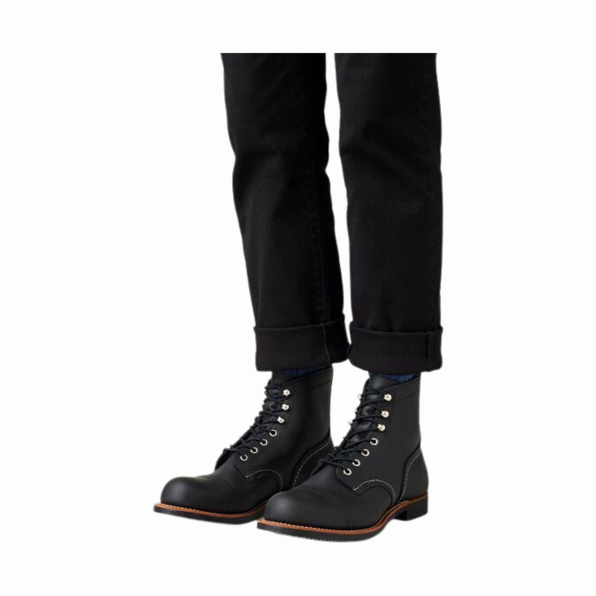 Outdoor Chore Multi Season Red Wing Men's Iron Ranger 6 Inch Boots - Black Harness