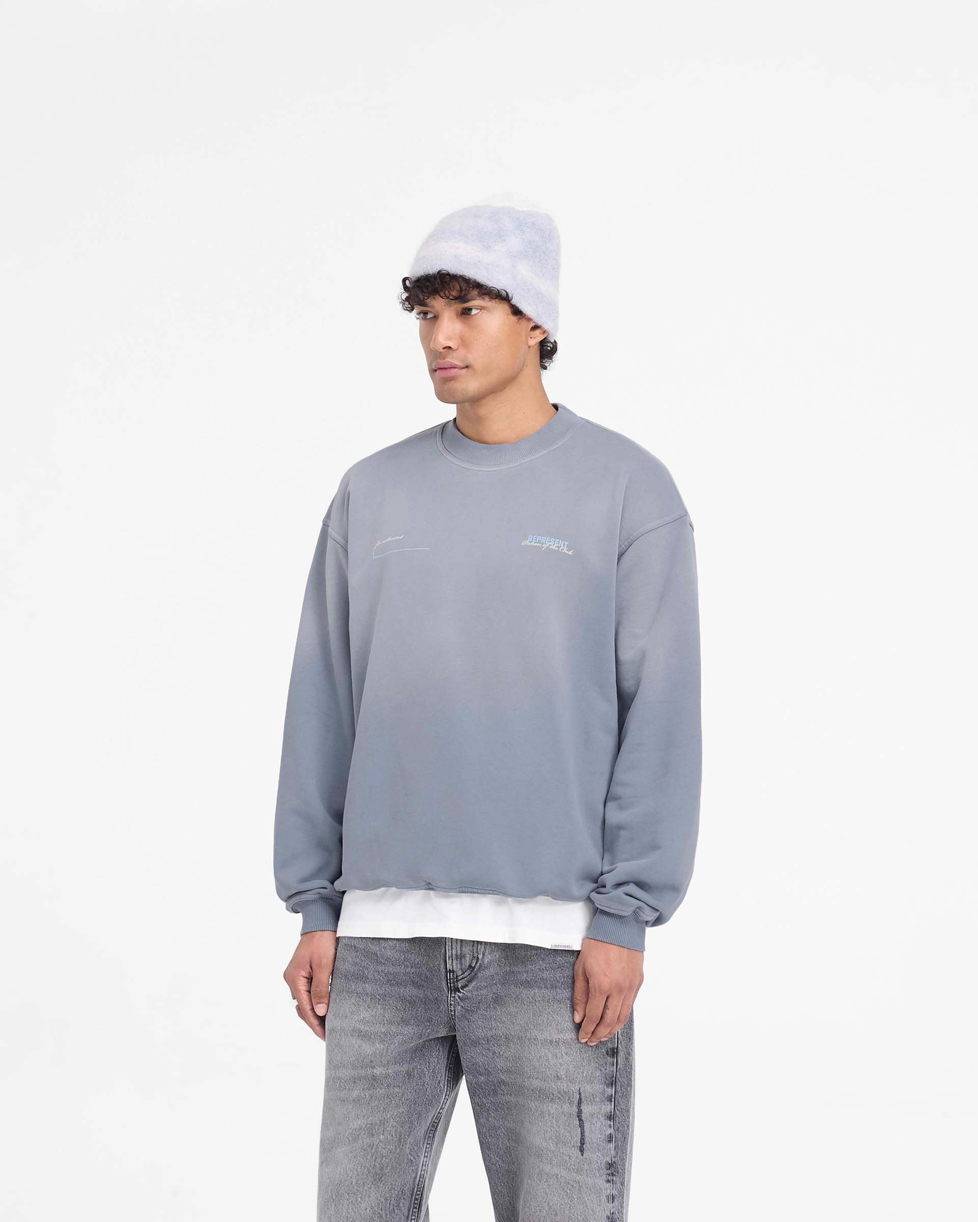 Casual Wear Patron Of The Club Sweater - Washed Grey