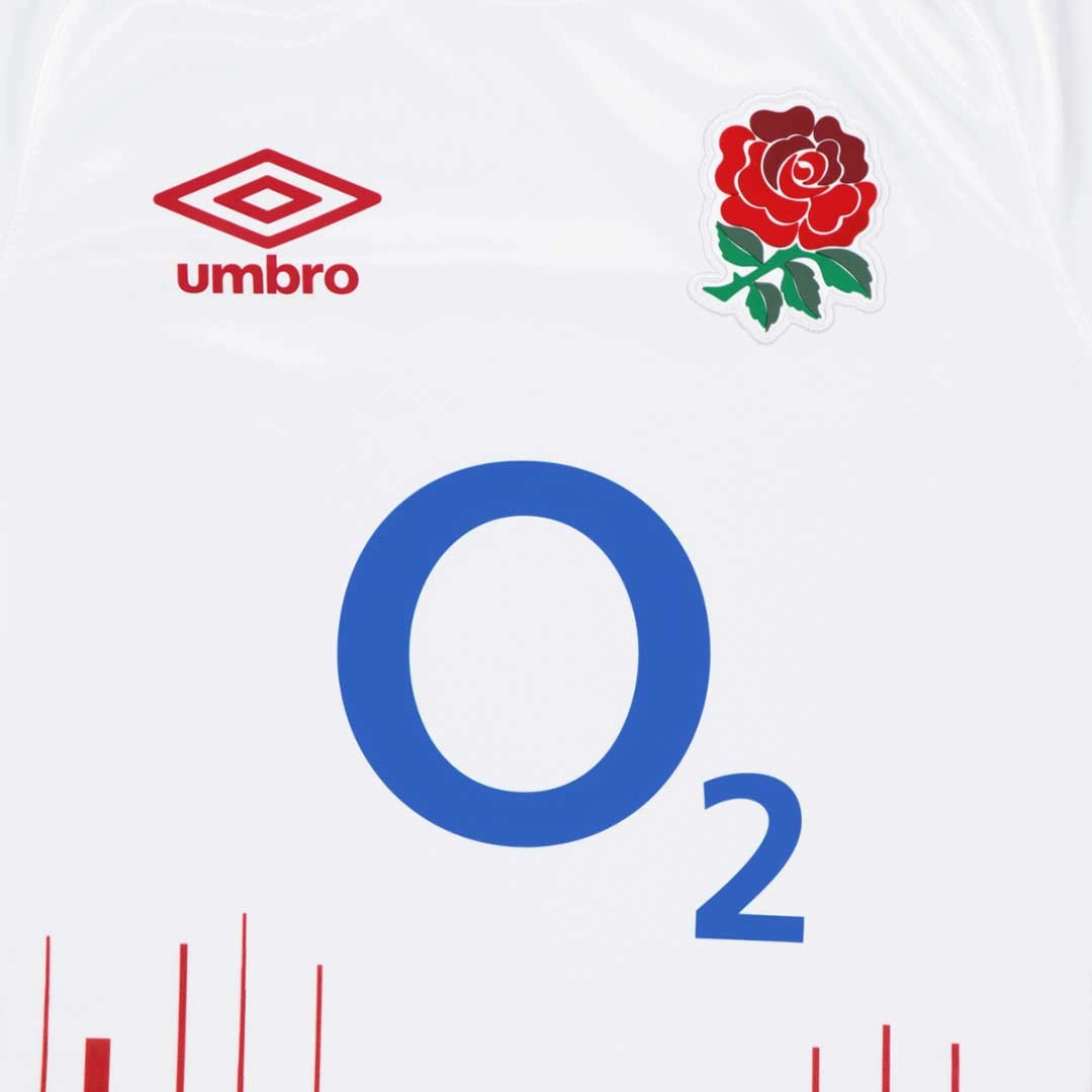 Reinforced Shoulders Umbro - Women's 2022 England Rugby Home Replica Jersey (HUUL196740U KIT)