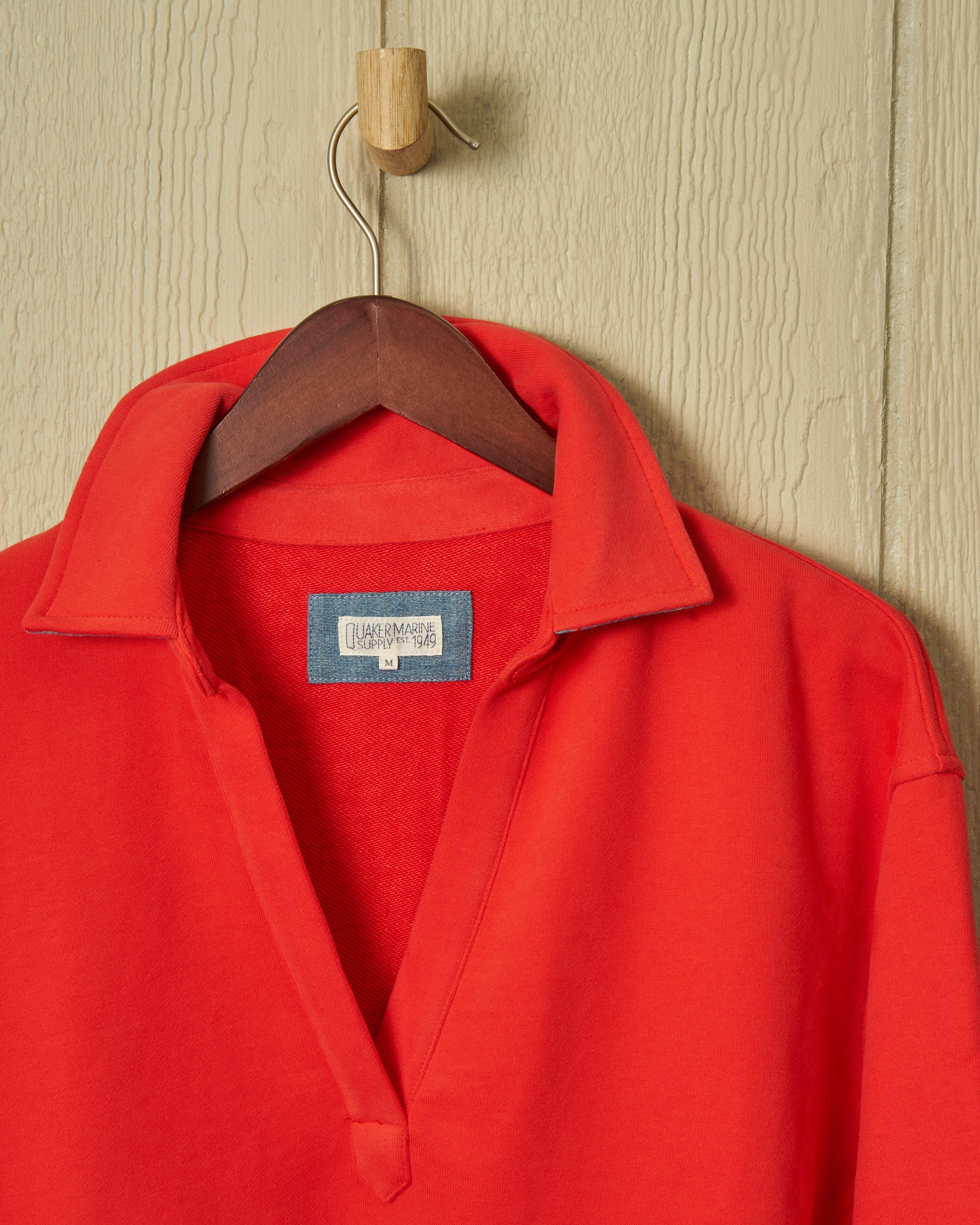 MultiLayer Stitching QuickRelease Closure (PRE-ORDER) Inlet Pullover in Poppy Loopback Terry