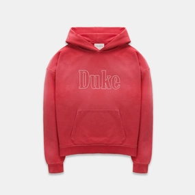 Duke Red Chainstitch Hoodie Minimal Cut Wrinkle Free Fabric