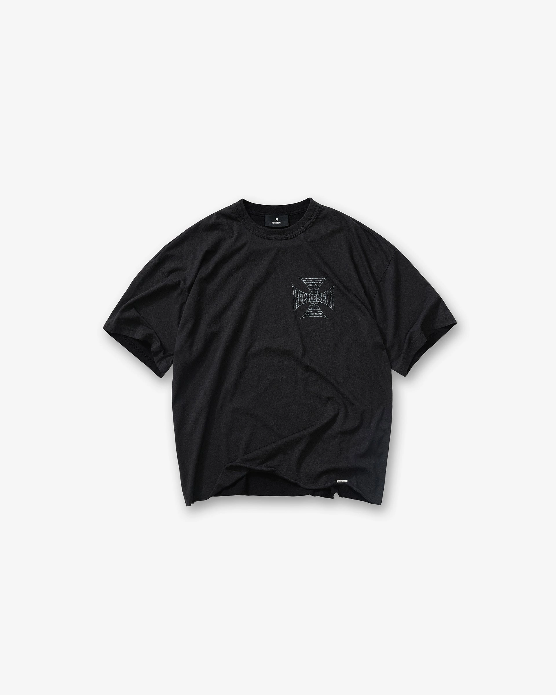 MH T-Shirt - Jet Black Taped Neckline Breathable touch