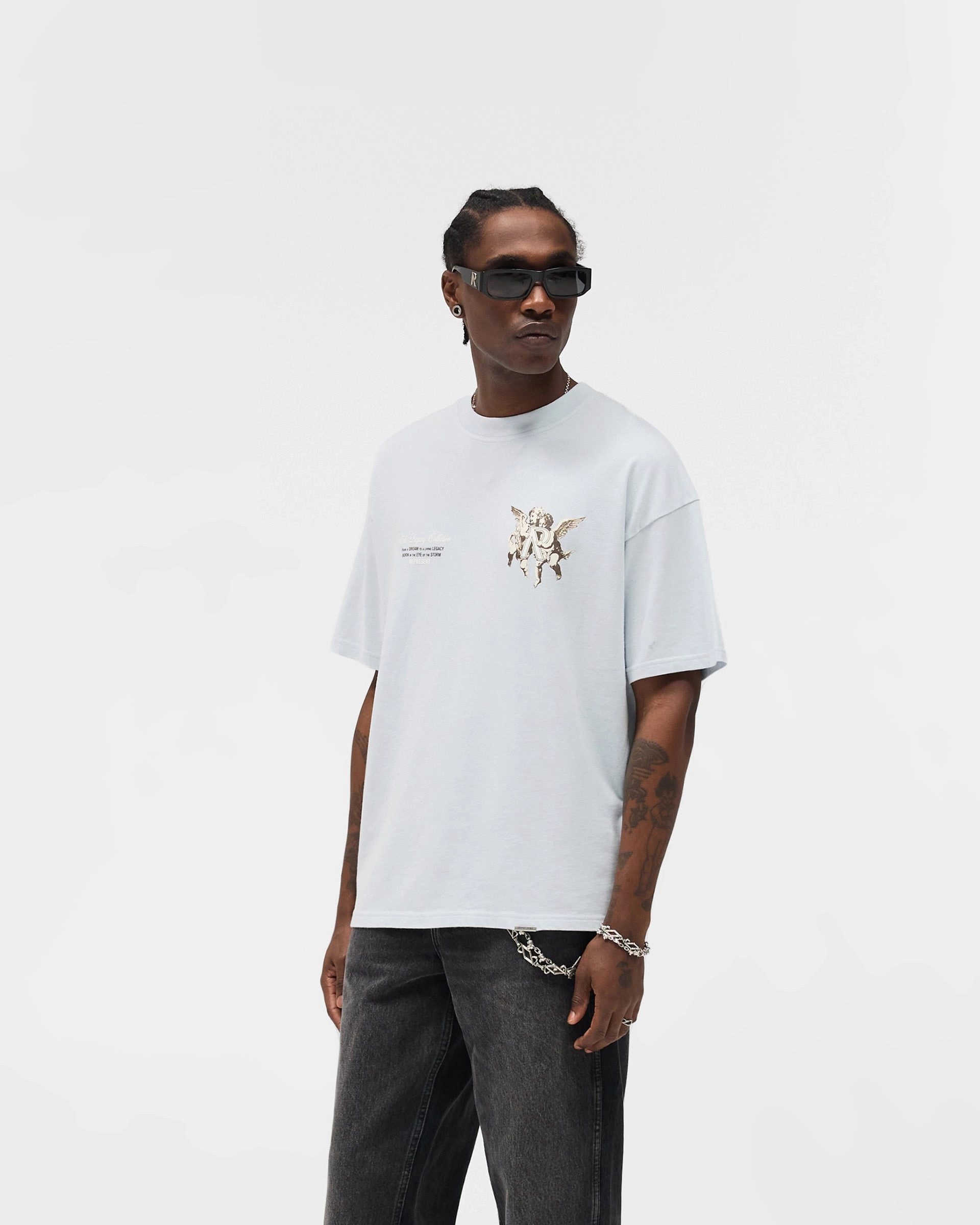 Essential Wear Legacy Cherubs T-Shirt - Cloud