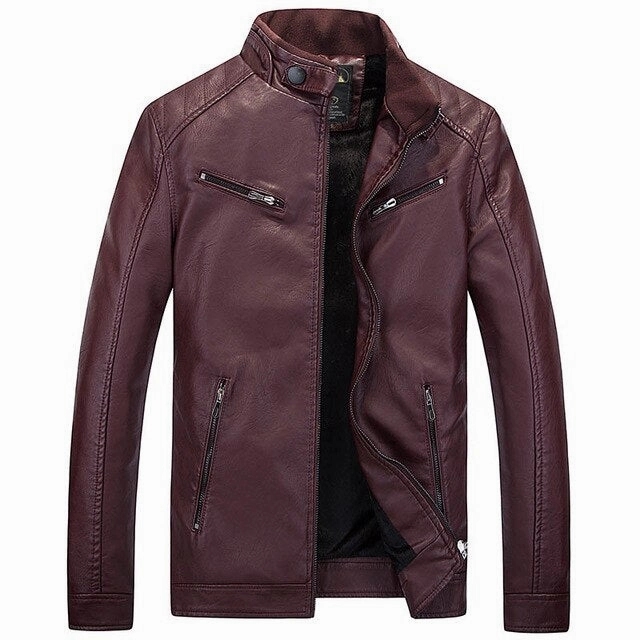 Interchangeable Liners Ventilated Back West Louis? PU Pocket Zipper Leather Jacket