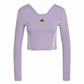 MultiLayerSystem adidas - Women's Hyperpulse Cropped  Long Sleeve Top (HU0264)