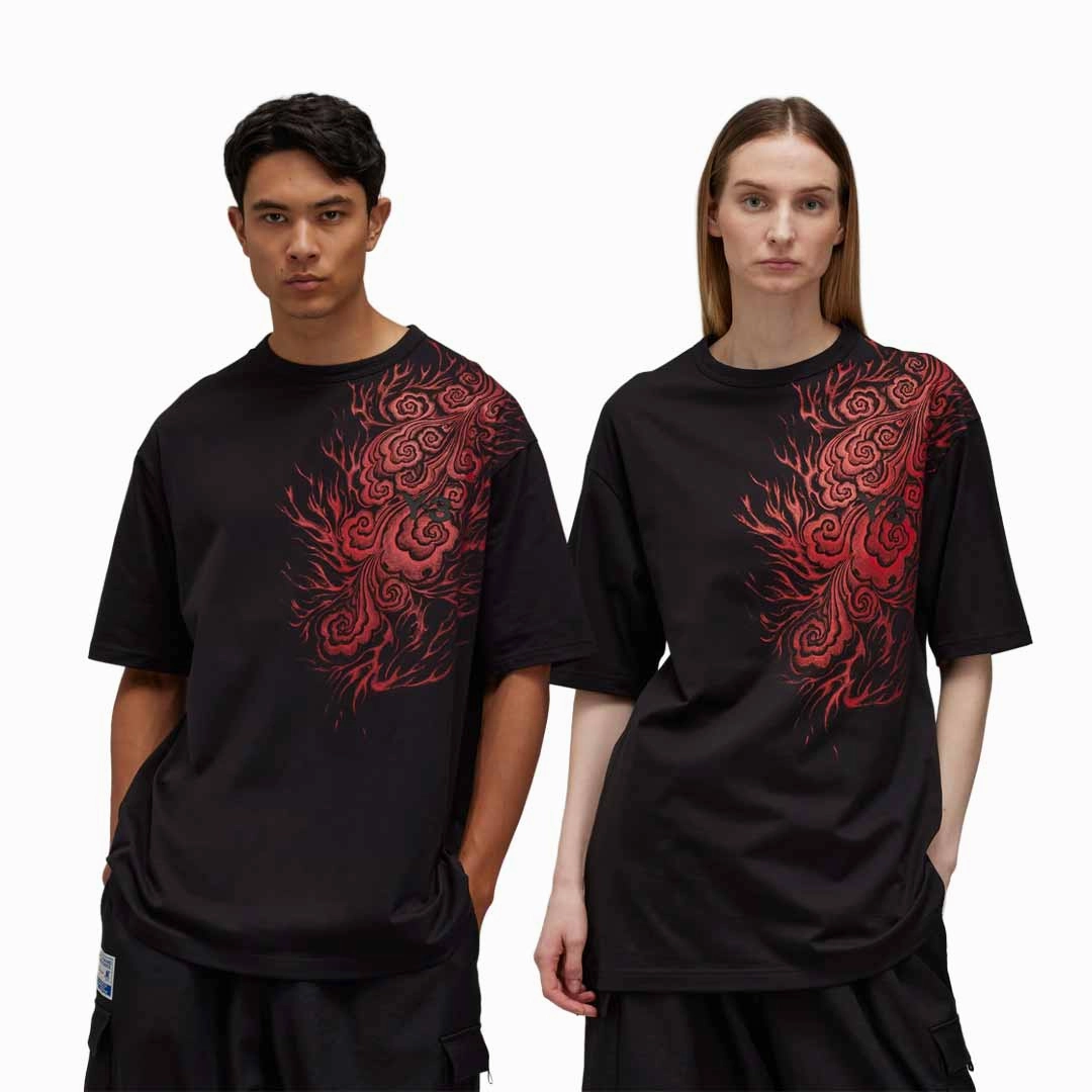 Expandable Side Gussets adidas - Unisex adidas x Y-3 Japan T-Shirt (IW7382)