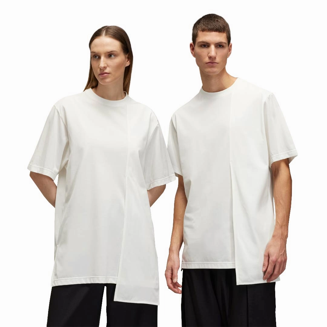 Full Zip Closure adidas - Unisex adidas x Y-3 Short Sleeve Premium T-Shirt (JM7812)