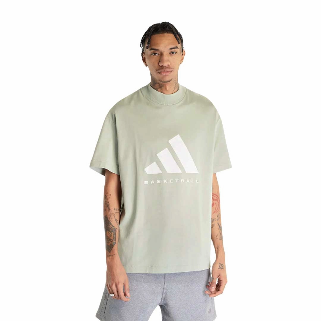 ConvertibleCollar Thermal Retention Layer adidas - Unisex Basketball Short Sleeve T-Shirt (IA3446)
