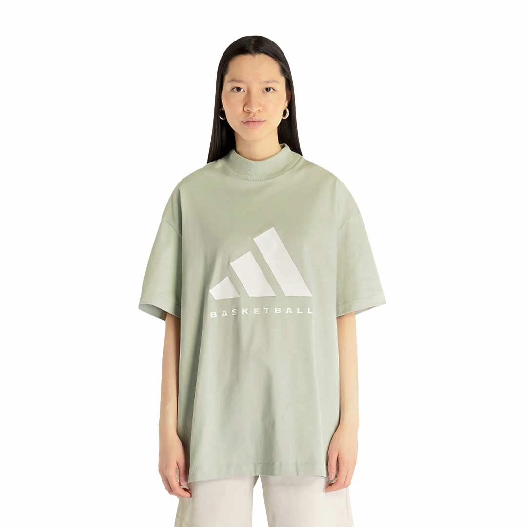 adidas - Unisex Basketball Short Sleeve T-Shirt (IA3446) Hypoallergenic Fiber Filling High Loft Insulation