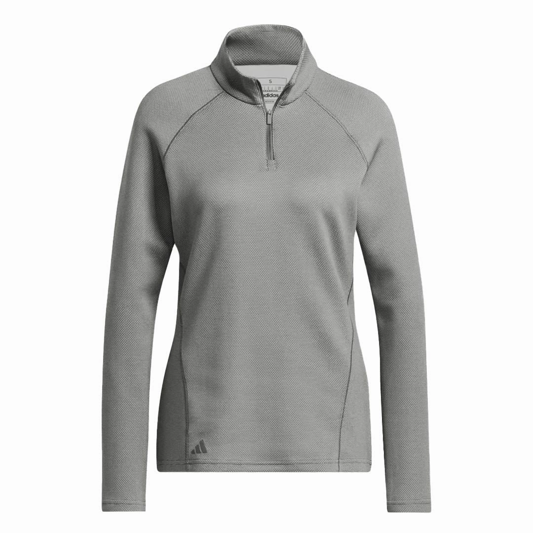 Glow In The Dark Trim Heat Guard adidas - Women's 1/4-Zip Golf Pullover (IC3519)
