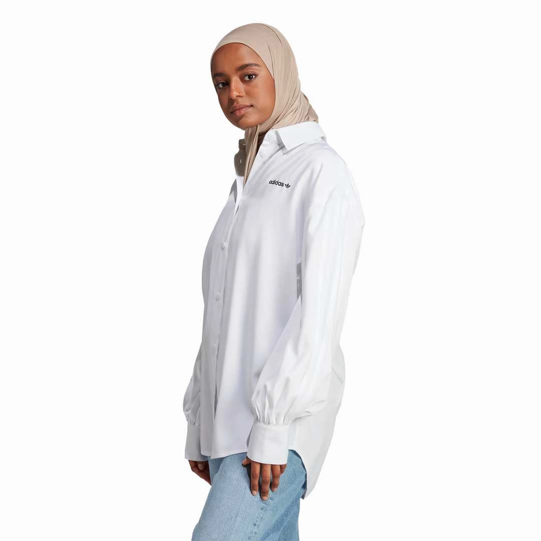 Work Tough Hypoallergenic Padding adidas - Women's 3-Stripes OS Shirt (IR9790)