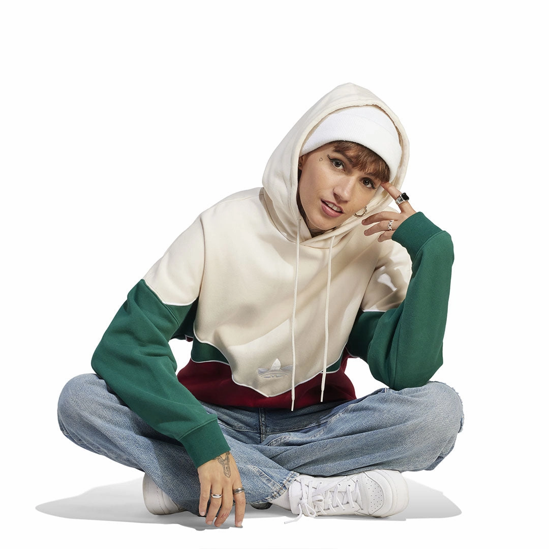 Recycled Polyester Blend Travel Wardrobe adidas - Women's Adicolor Hoodie (IM1918)