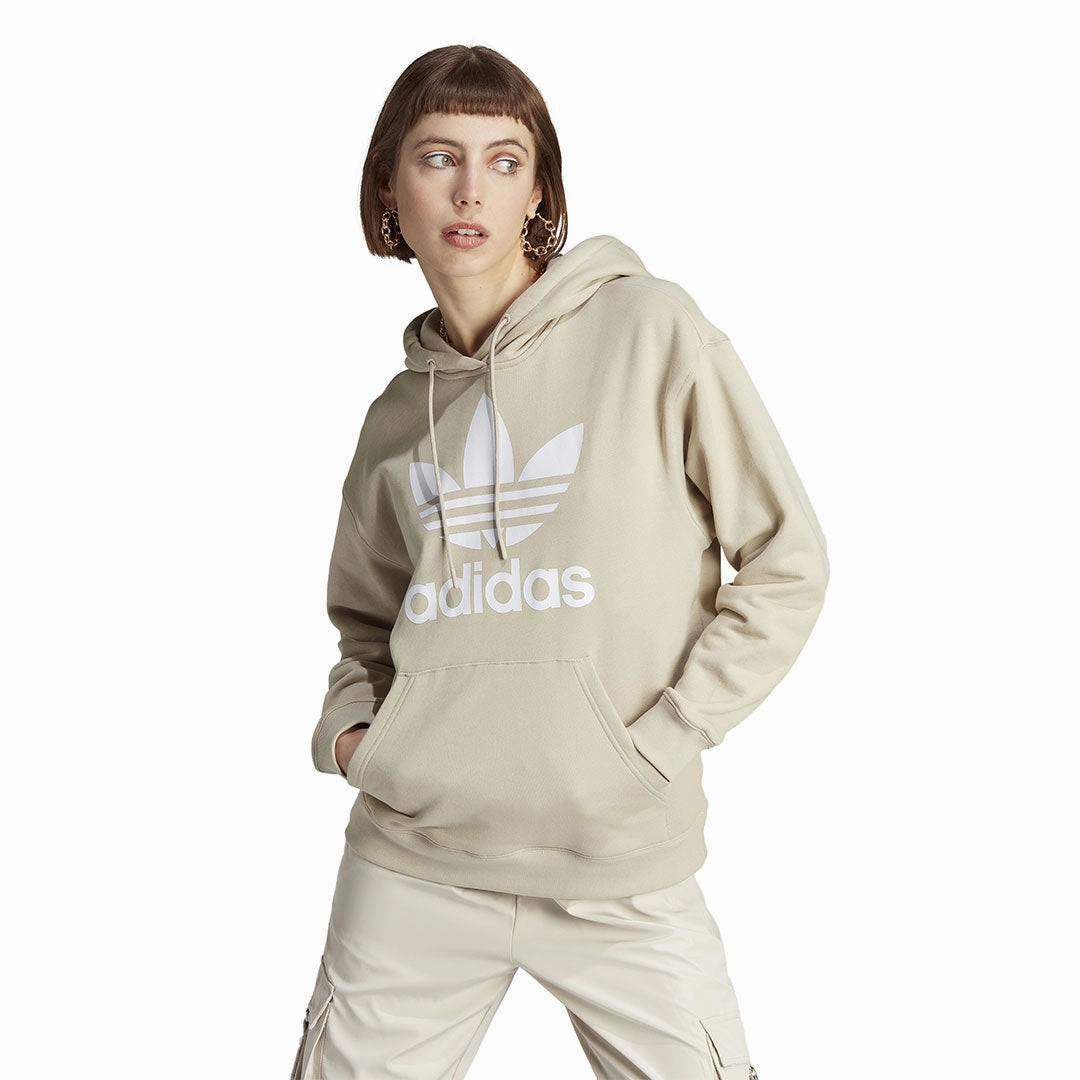 Three Layer Laminate adidas - Women's Adicolor Trefoil Hoodie (IK6471)