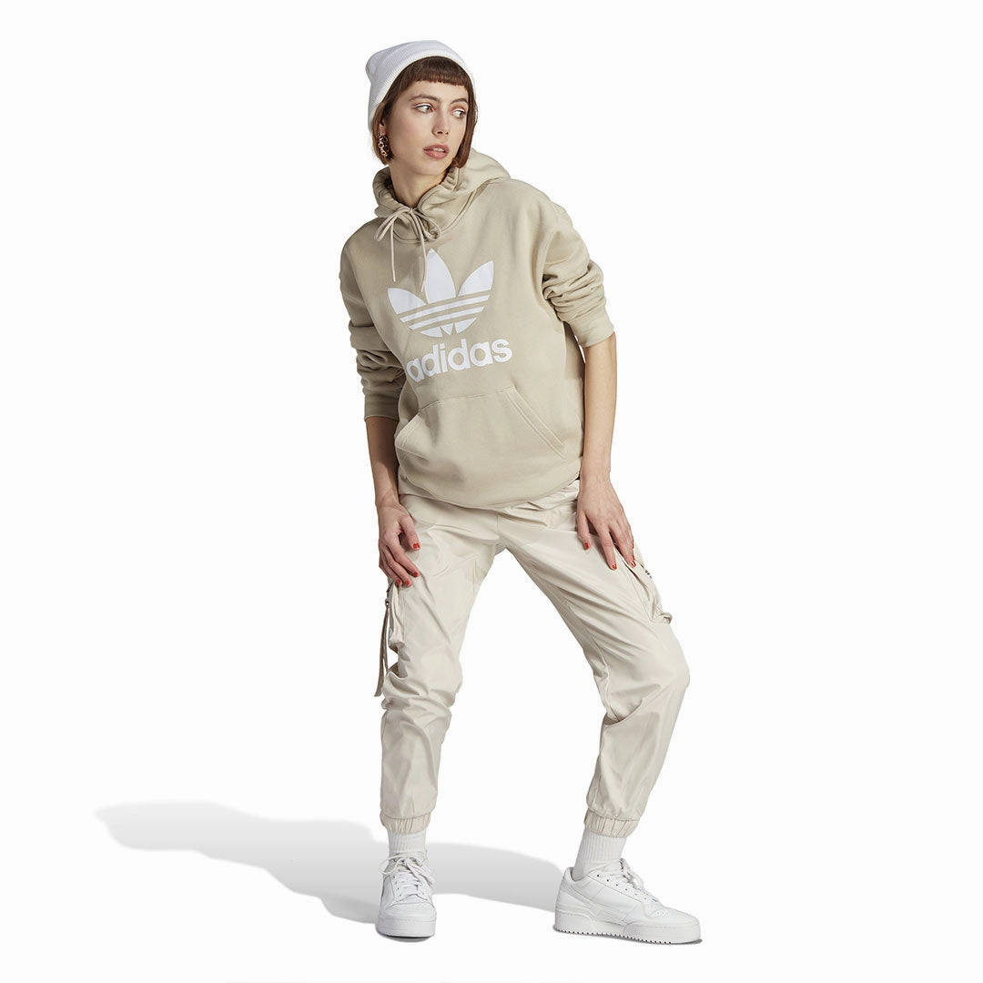 adidas - Women's Adicolor Trefoil Hoodie (IK6471) Tear Resistant Knit