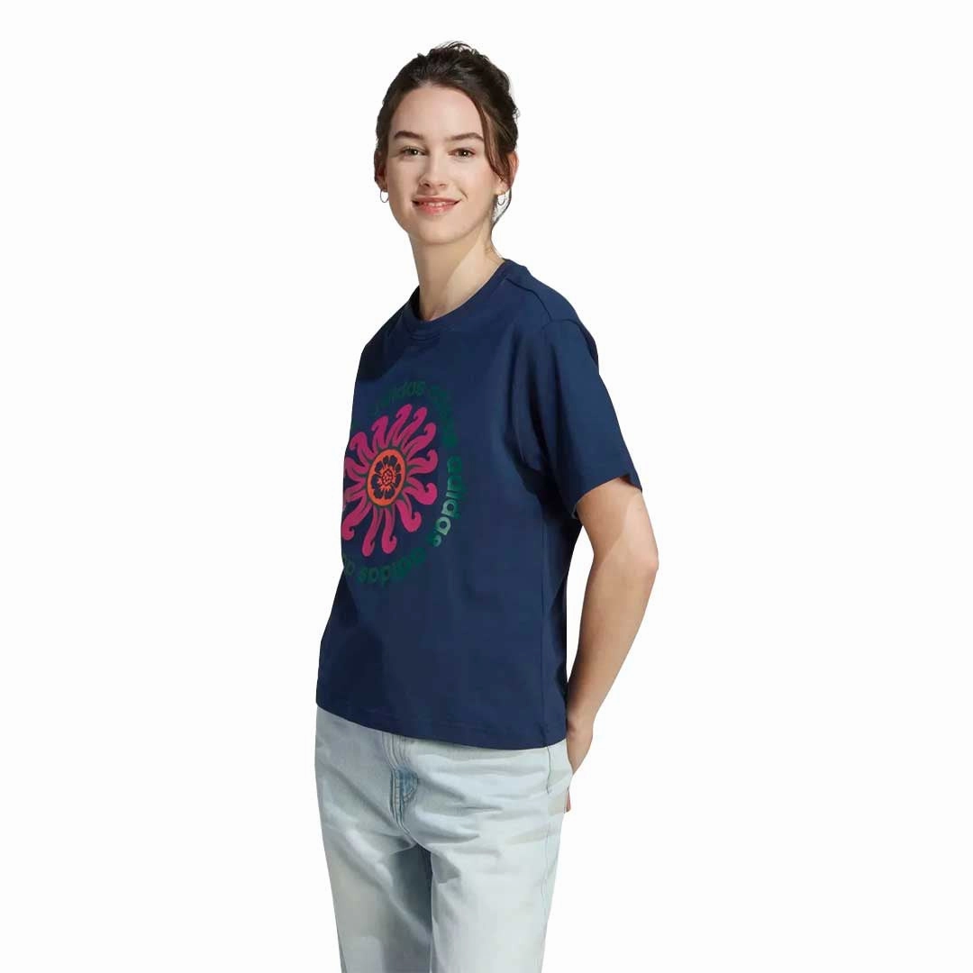 adidas - Women's adidas x Farm Rio Graphic T-Shirt (IM2390) Casual Street Style Ergonomic Armhole Cut
