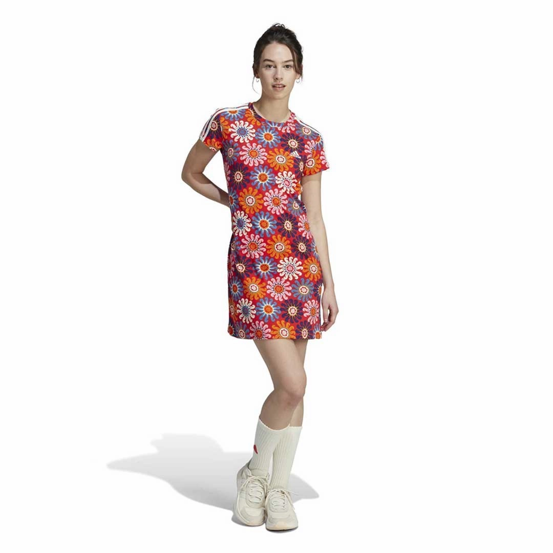 adidas - Women's adidas x Farm Rio Slim Dress (IM2393) Frictionless Lining