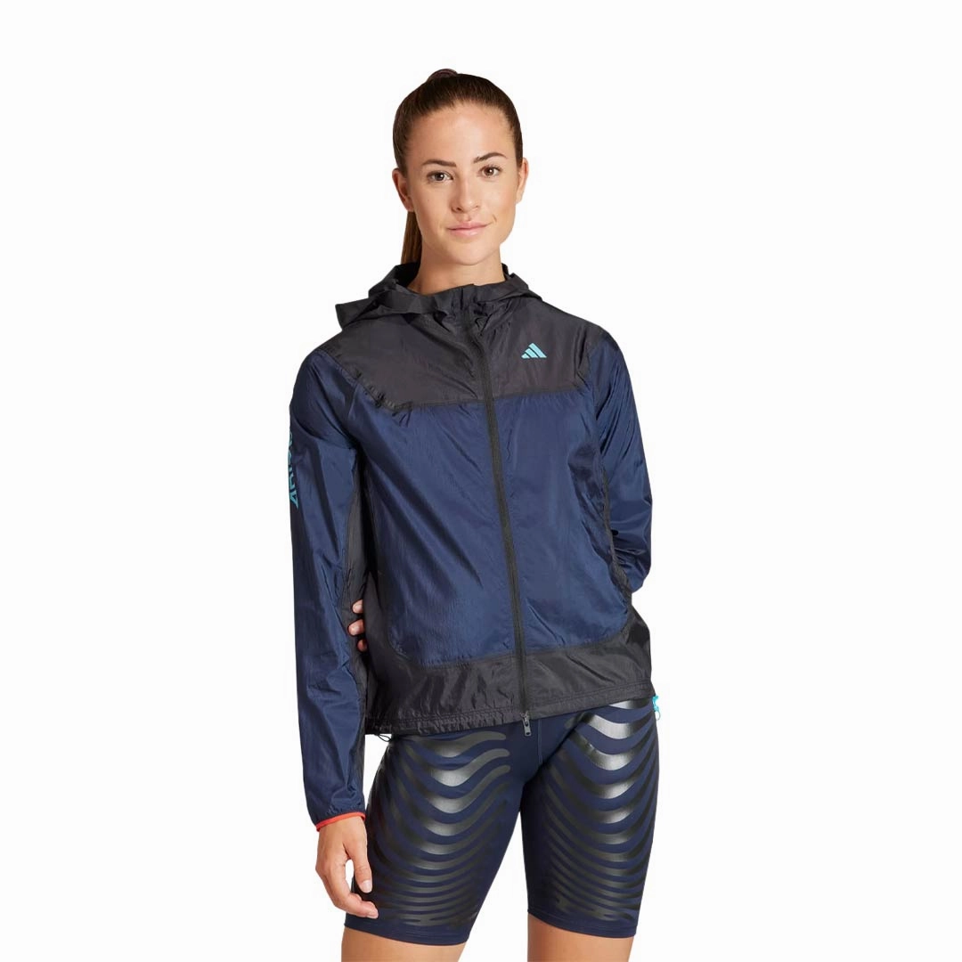Airtight Seam Sealing Elegant Styling adidas - Women's Adizero Running Jacket (IM4165)