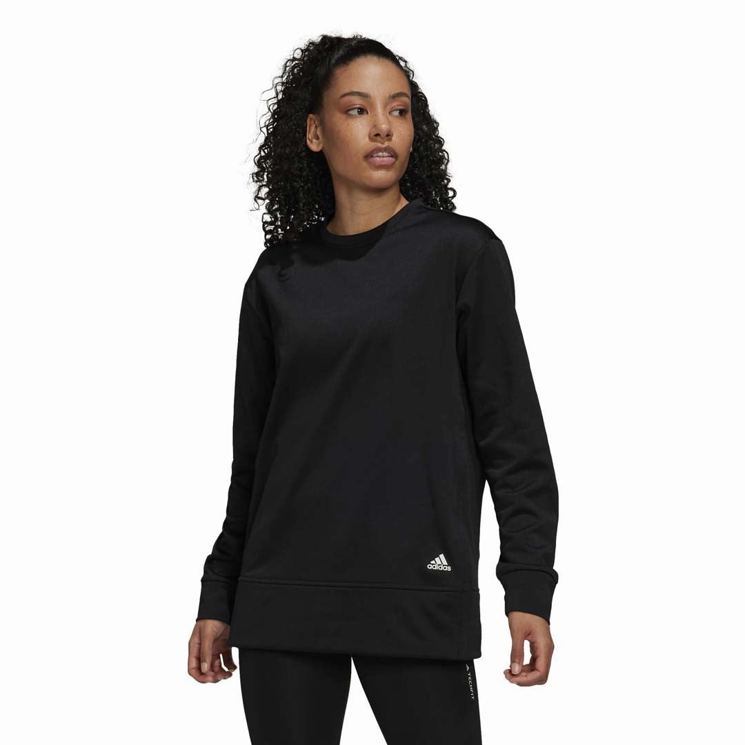 adidas - Women's Aeroready Crewneck Sweater (HI4964) Layered Insulation
