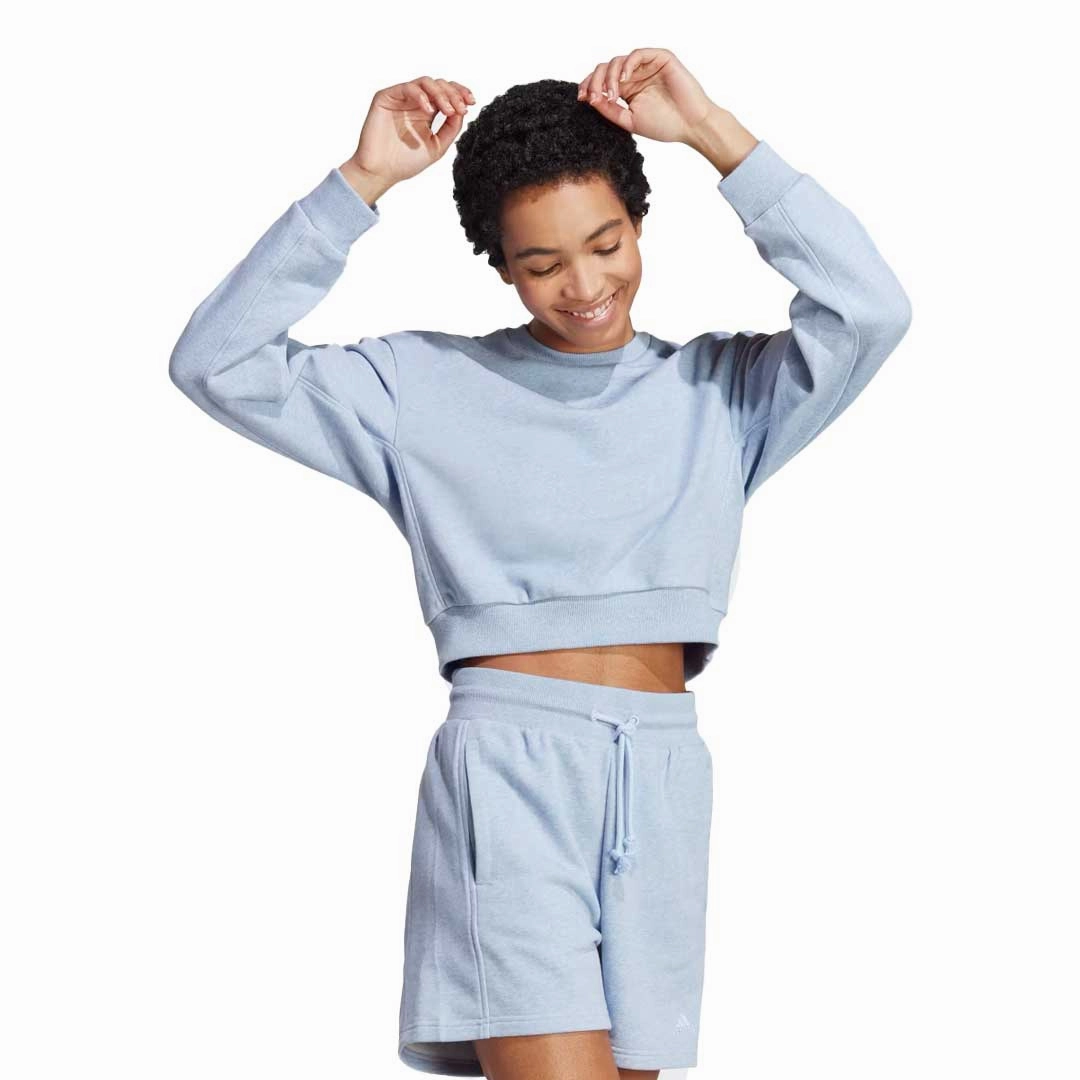 SeamlessShoulderPanels Tear Resistant Panels adidas - Women's All SZN French Terry Sweatshirt (IC6488)