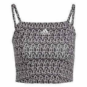 Ventilated Panels Odor Resistant Tech adidas - Women's Allover Graphic Tank Top (IC1538)