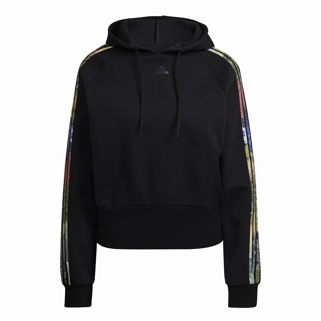 Abrasion Resistant Edges Convertible 2 In 1 Function adidas - Women's Allover Print Hoodie (HI0028)