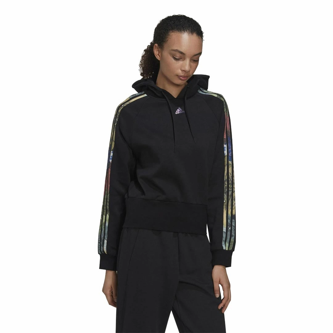 adidas - Women's Allover Print Hoodie (HI0028) Sport Fit