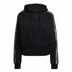 Comfort Fit adidas - Women's Allover Print Hoodie (HI0028)