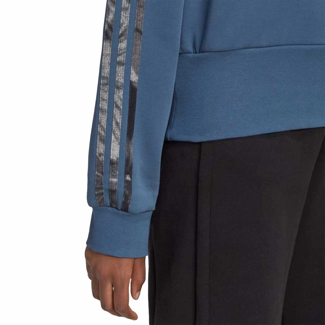 Double Layered Hood adidas - Women's Allover Print Hoodie (HP0792)