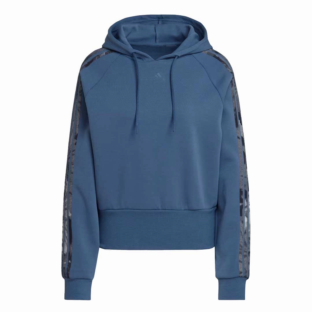 adidas - Women's Allover Print Hoodie (HP0792) Comfy Essentials Fit For Travel