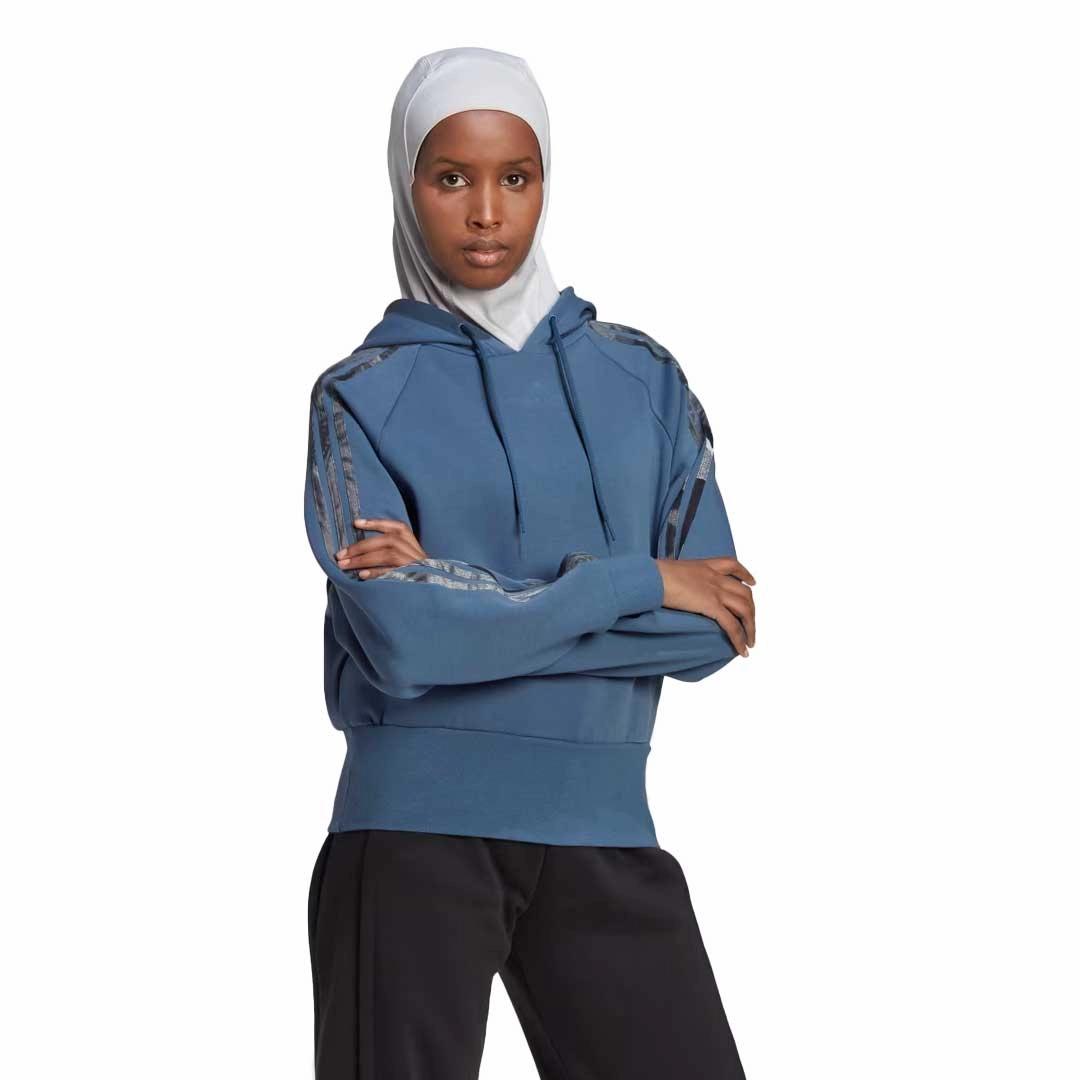 NoiseFreeMaterial adidas - Women's Allover Print Hoodie (HP0792)